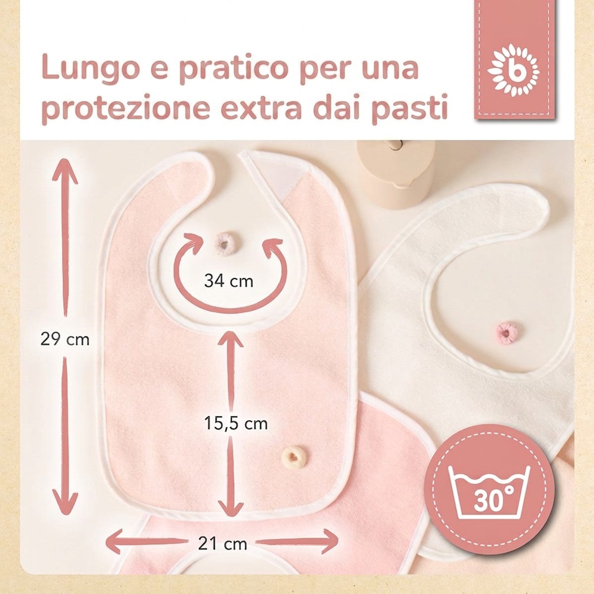Lätzchen 5er Set Ella - IT Infographic
