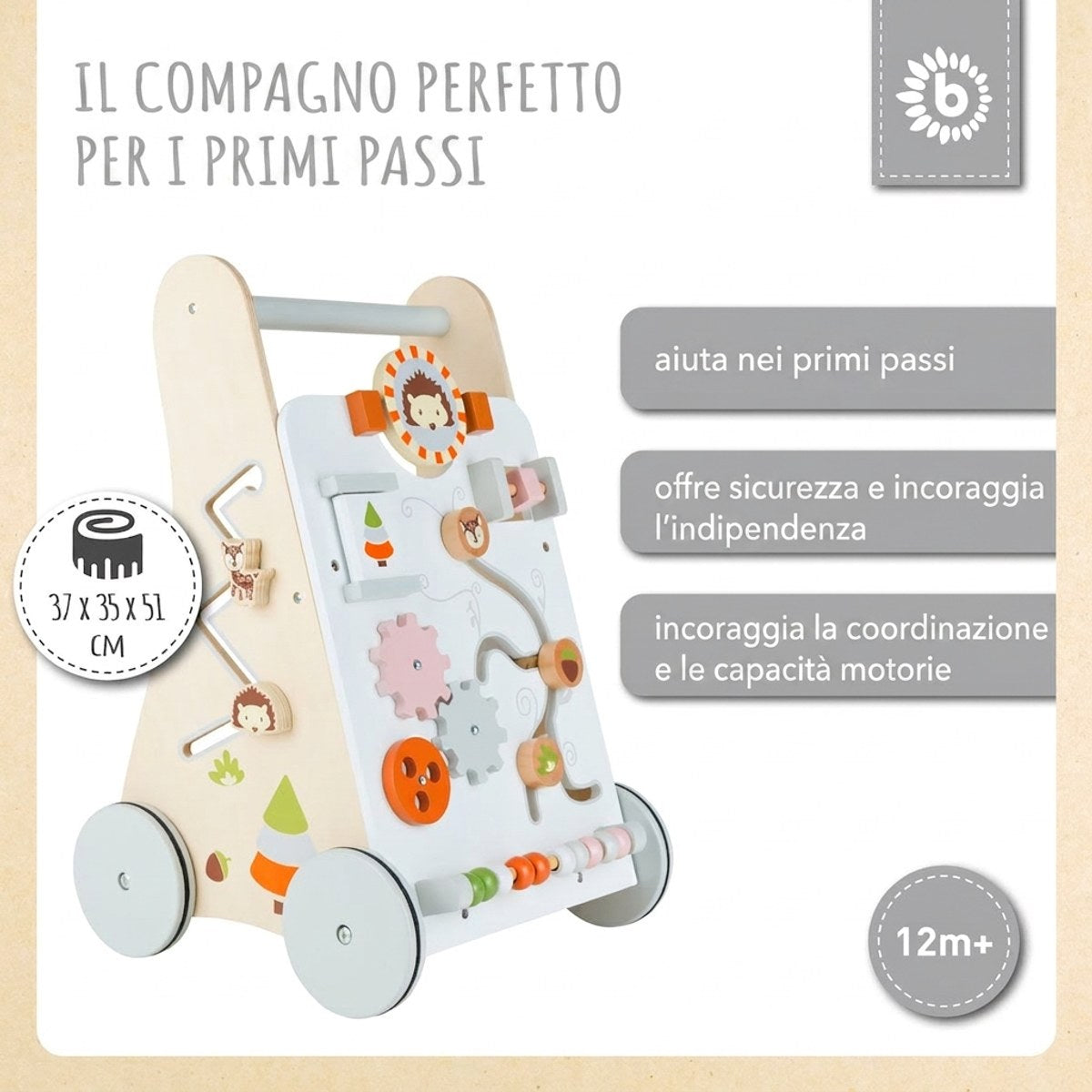 Lauflernwagen Waldtiere FSC® - IT Infographic