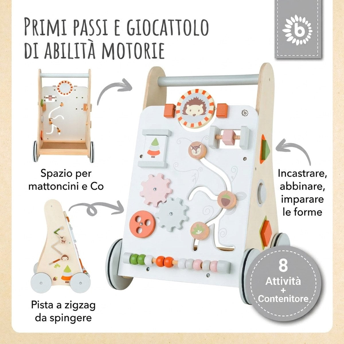 Lauflernwagen Waldtiere FSC® - IT Infographic