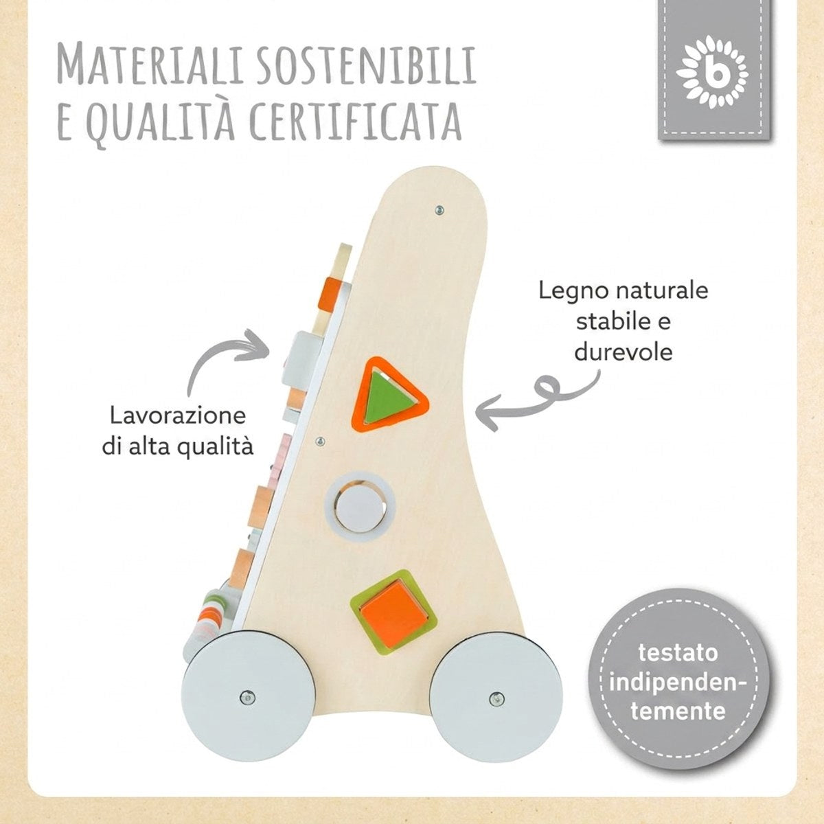 Lauflernwagen Waldtiere FSC® - IT Infographic