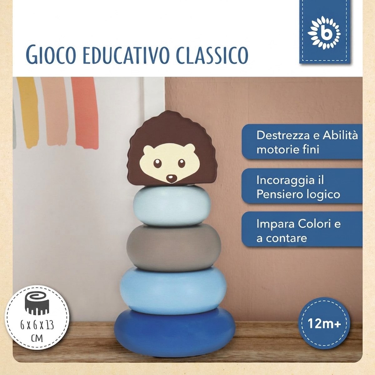 Mini Stapelturm Igel - IT Infographic