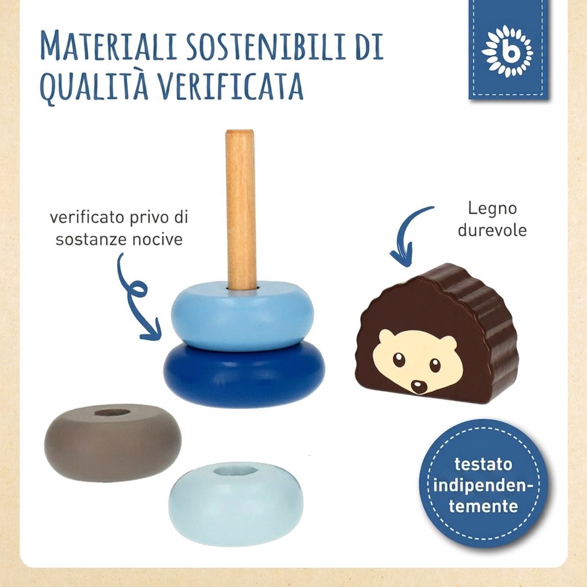 Mini Stapelturm Igel - IT Infographic