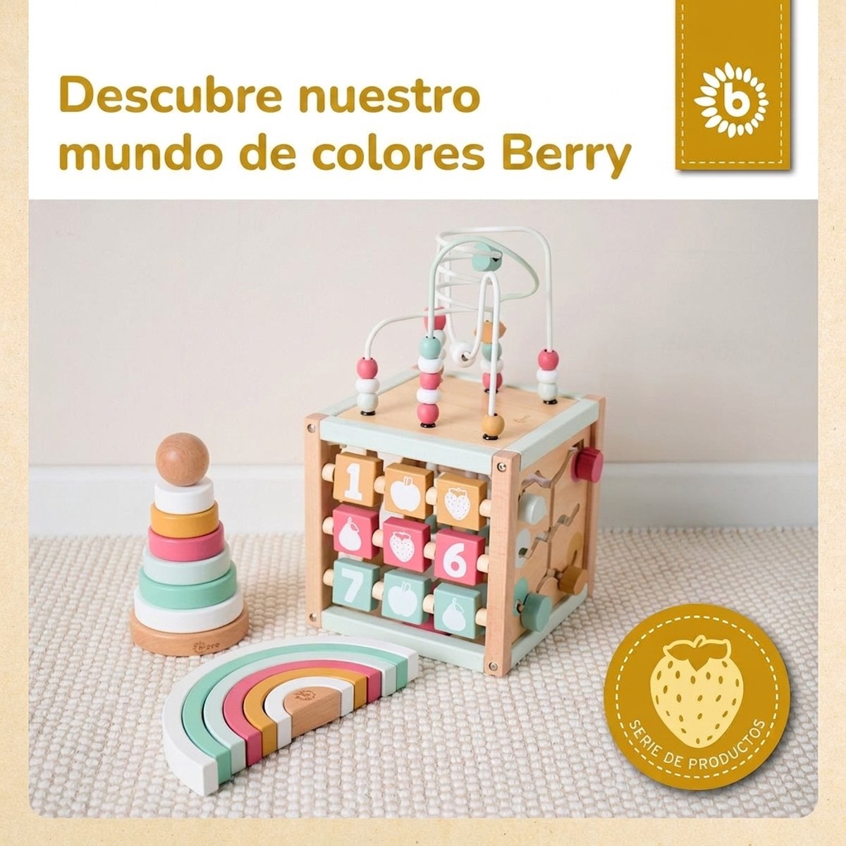 MOTORIKWÜRFEL BERRY FSC® - ES Infographic