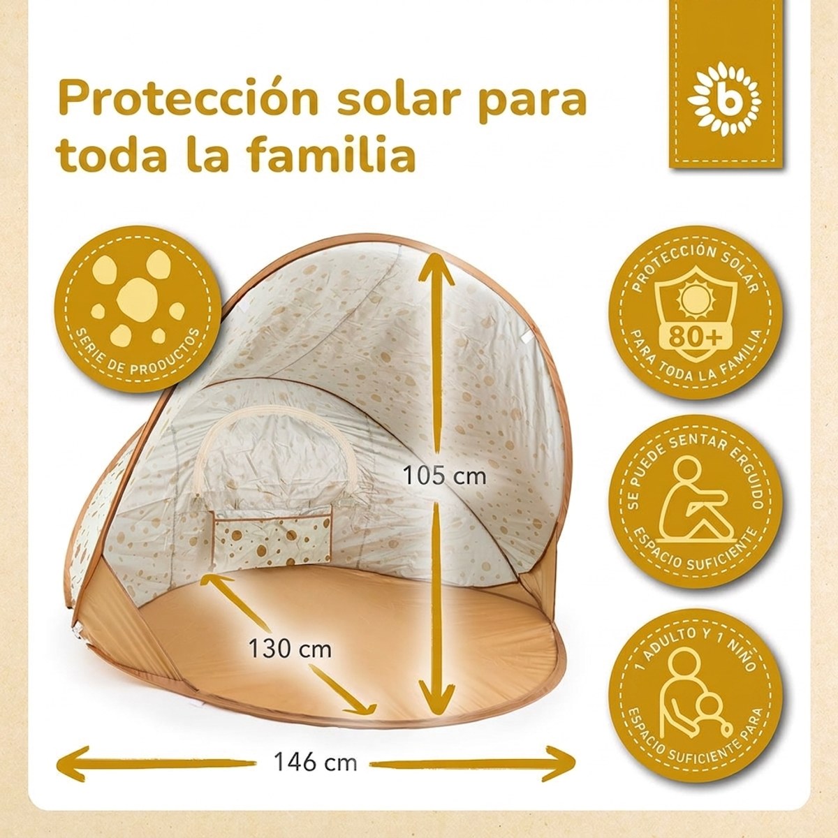 POP UP STRANDMUSCHEL DOTS - ES Infographic