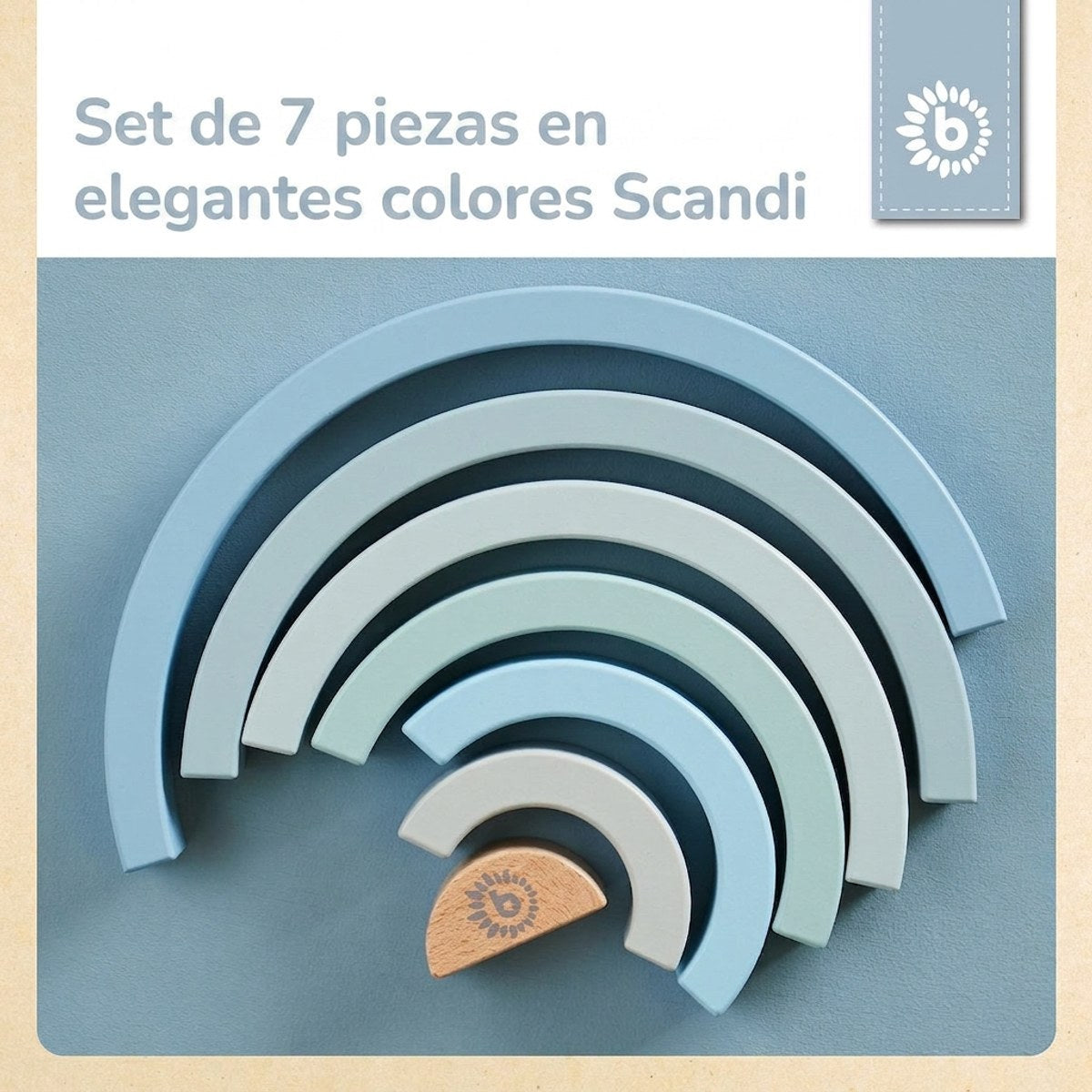 Regenbogen blau FSC® - ES Infographic