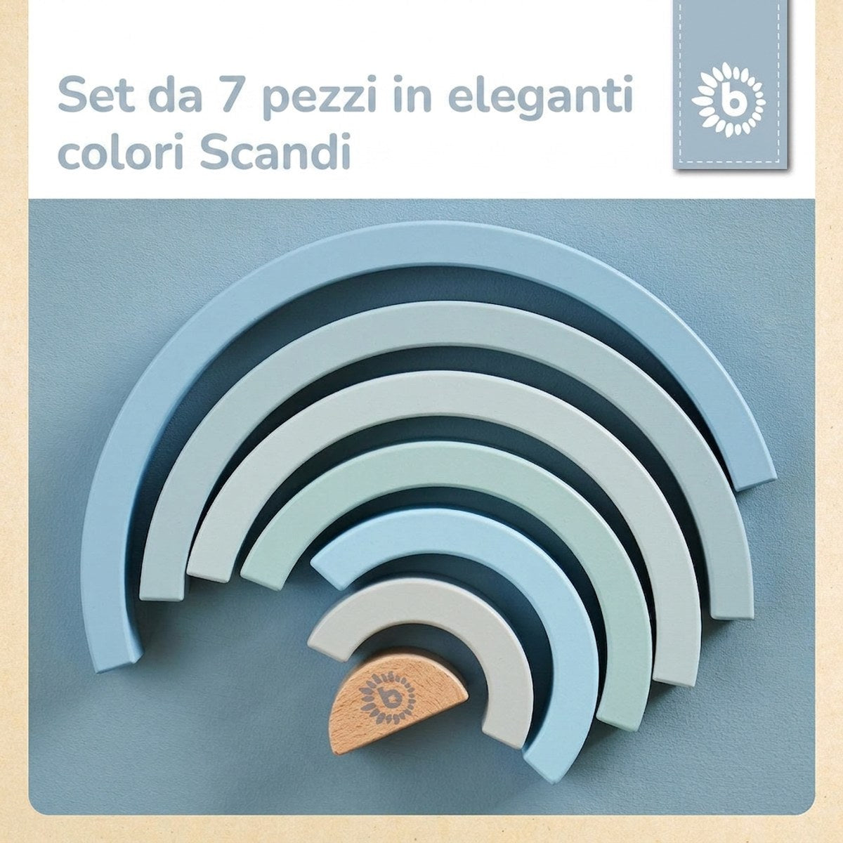Regenbogen blau FSC® - IT Infographic
