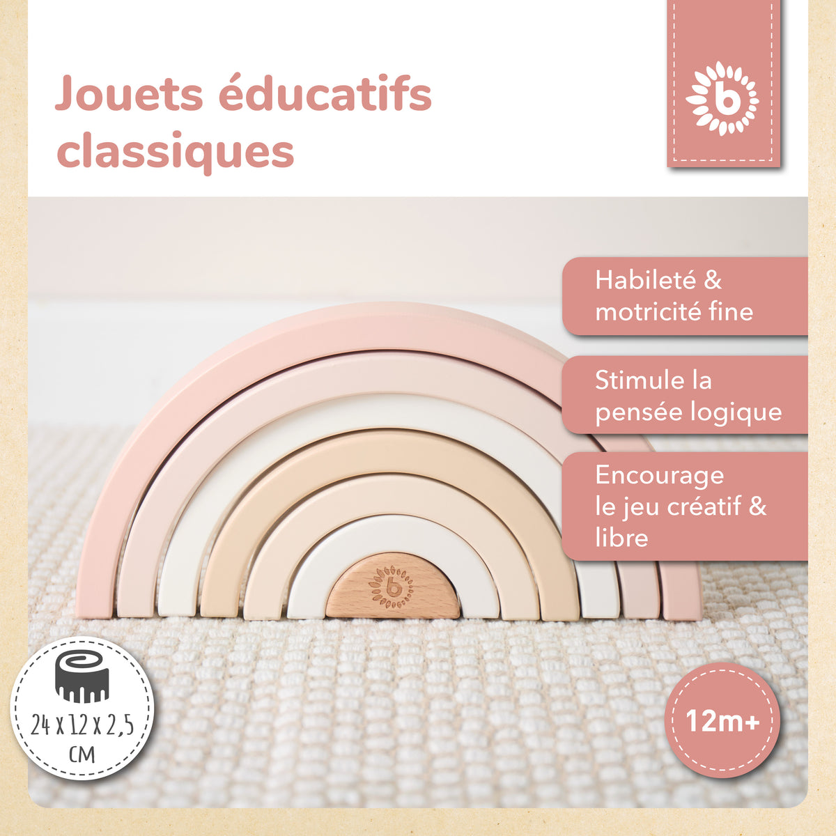 Regenbogen Reh Ella FSC® - FR Infographic