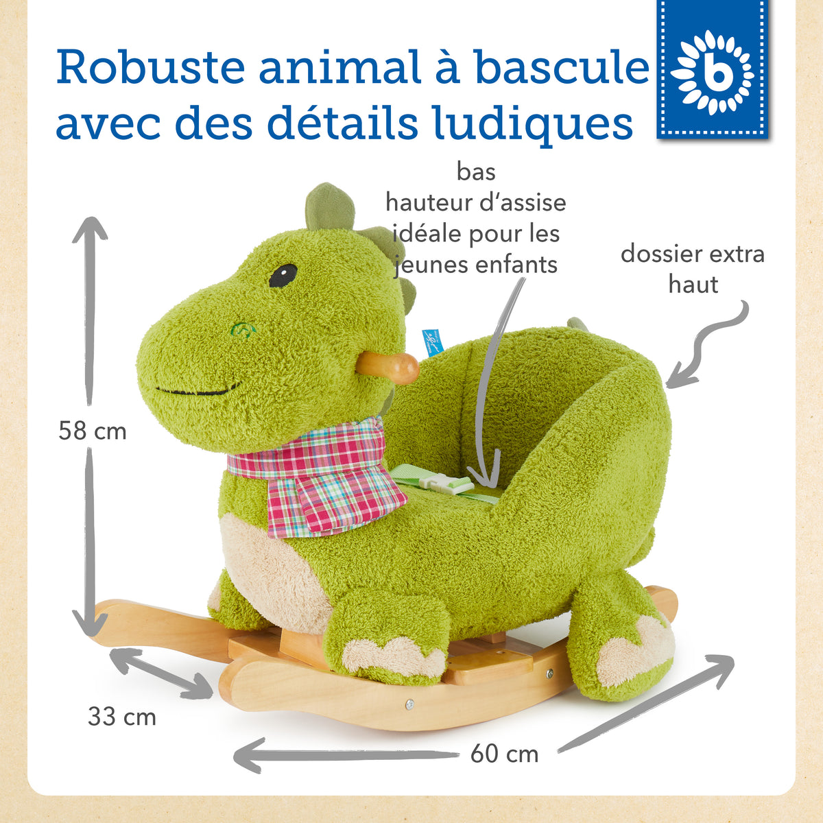 Schaukel Dino - FR Infographic