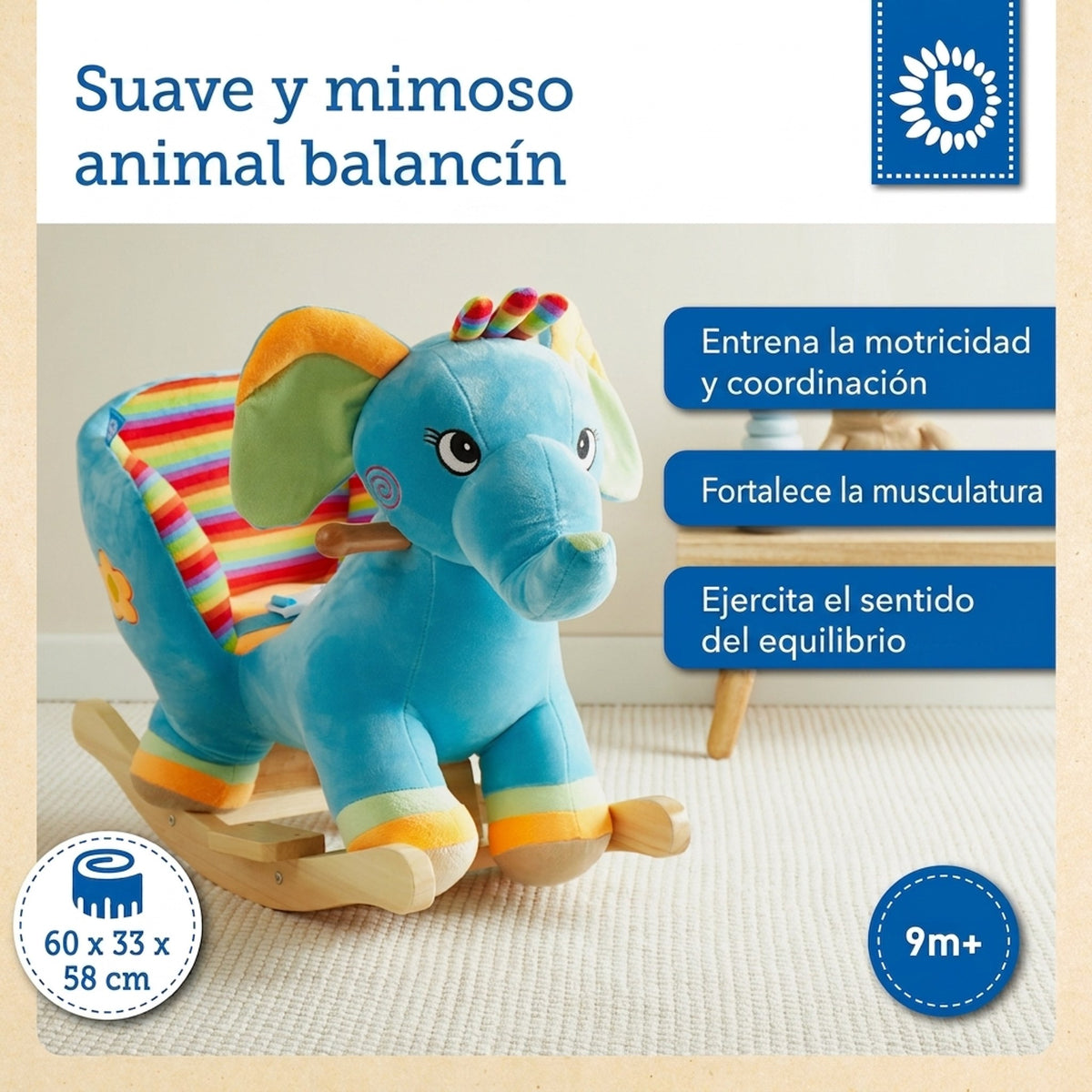 Schaukel Elefant - ES Infographic