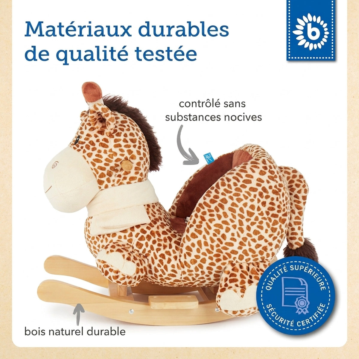 Schaukel Giraffe - FR Infographic