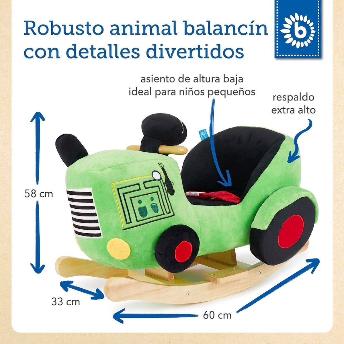 Schaukel Traktor - ES Infographic