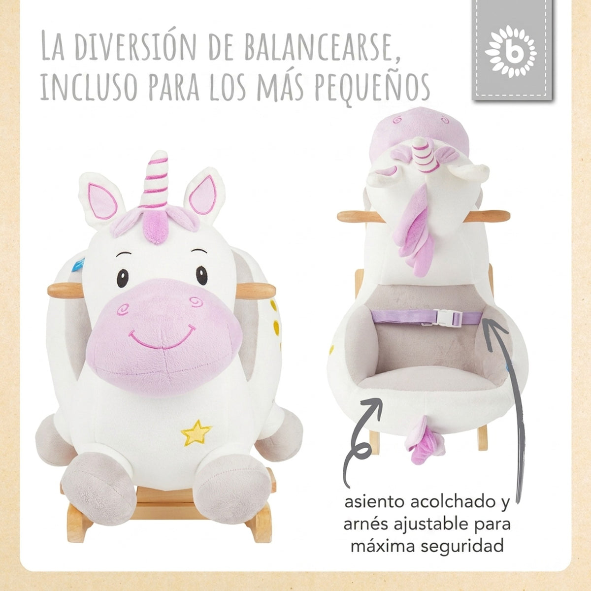 Schaukeltier Baby Einhorn Hörnchen - ES Infographic