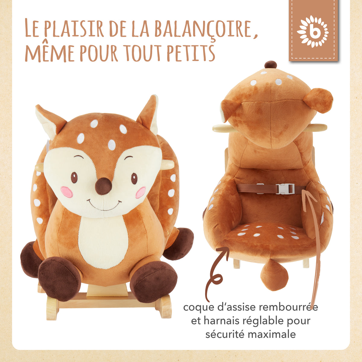 Schaukeltier Baby Reh Lia - FR Infographic