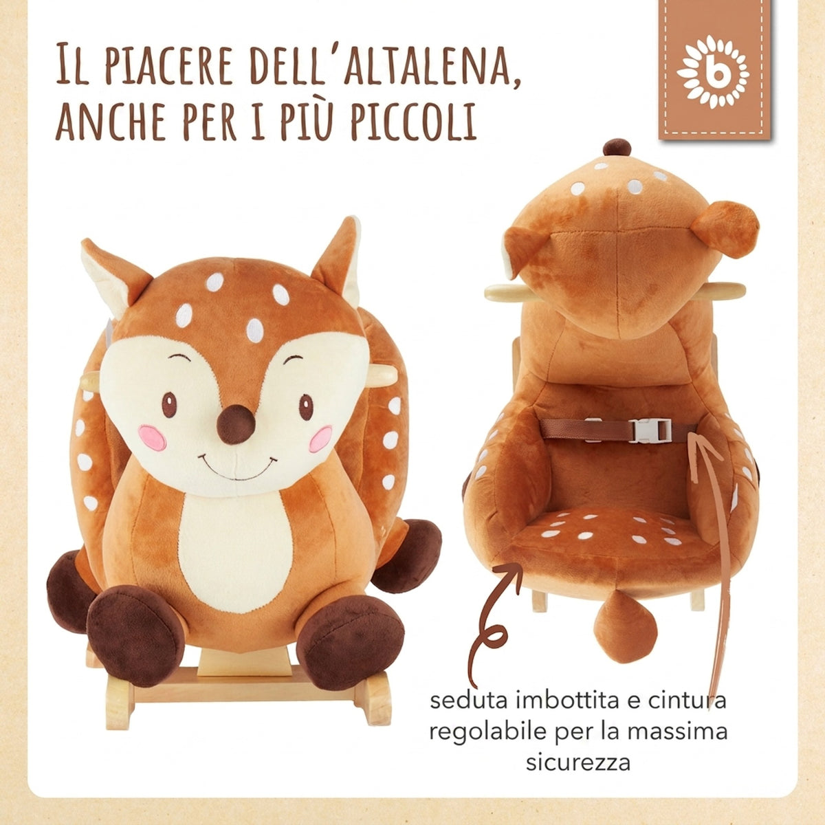 Schaukeltier Baby Reh Lia - IT Infographic