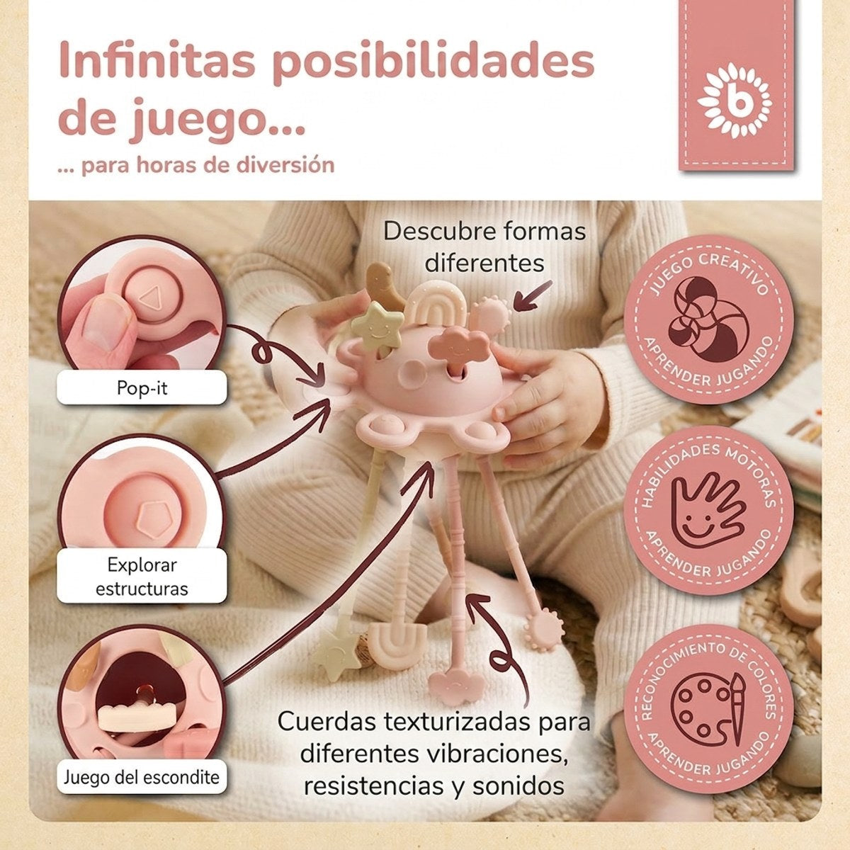 Silikon Activity Planet dreamy rose - ES Infographic