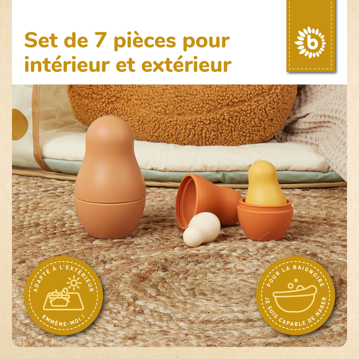 Silikon Matroschka Chocolate Bliss - FR Infographic