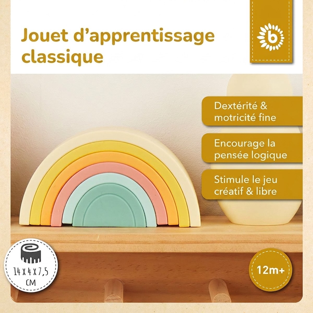 Silikon Regenbogen Tropical Vibes - FR Infographic