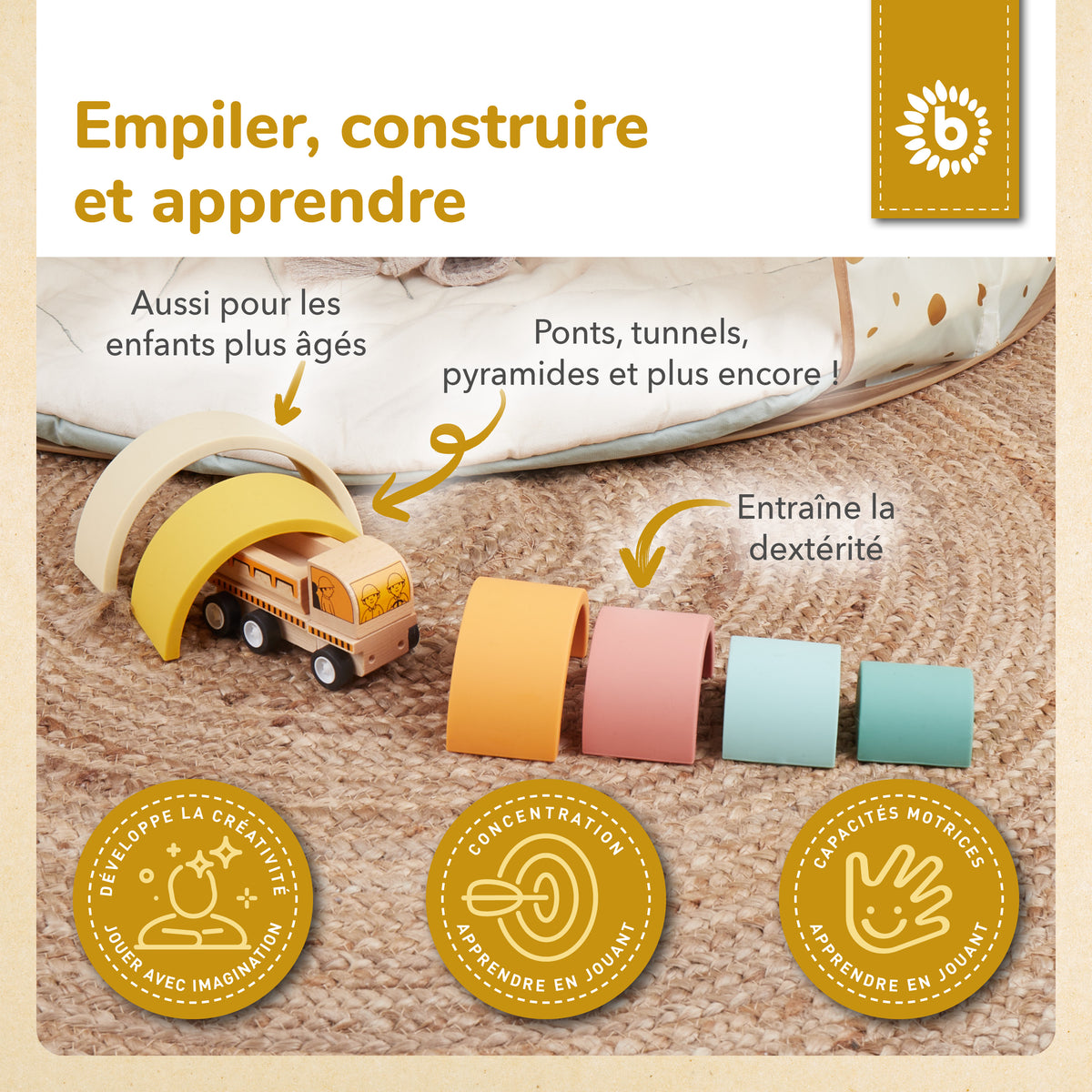 Silikon Regenbogen Tropical Vibes - FR Infographic