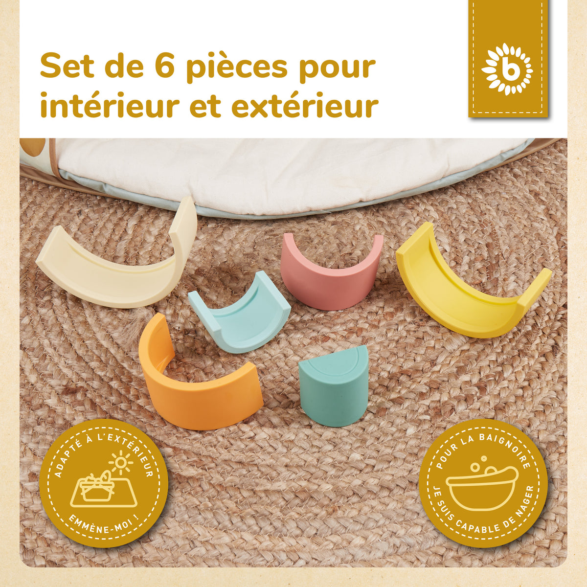 Silikon Regenbogen Tropical Vibes - FR Infographic