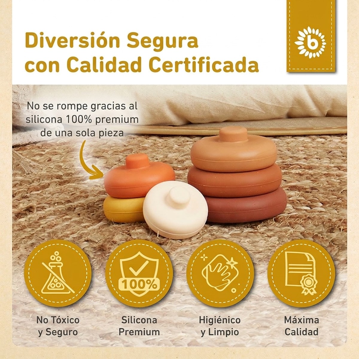 Silikon Stapelturm Chocolate Bliss - ES Infographic