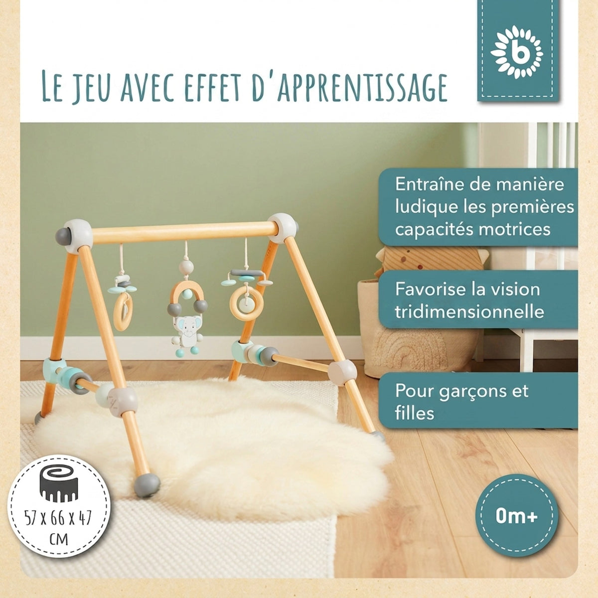 Spielbogen Elefant - FR Infographic