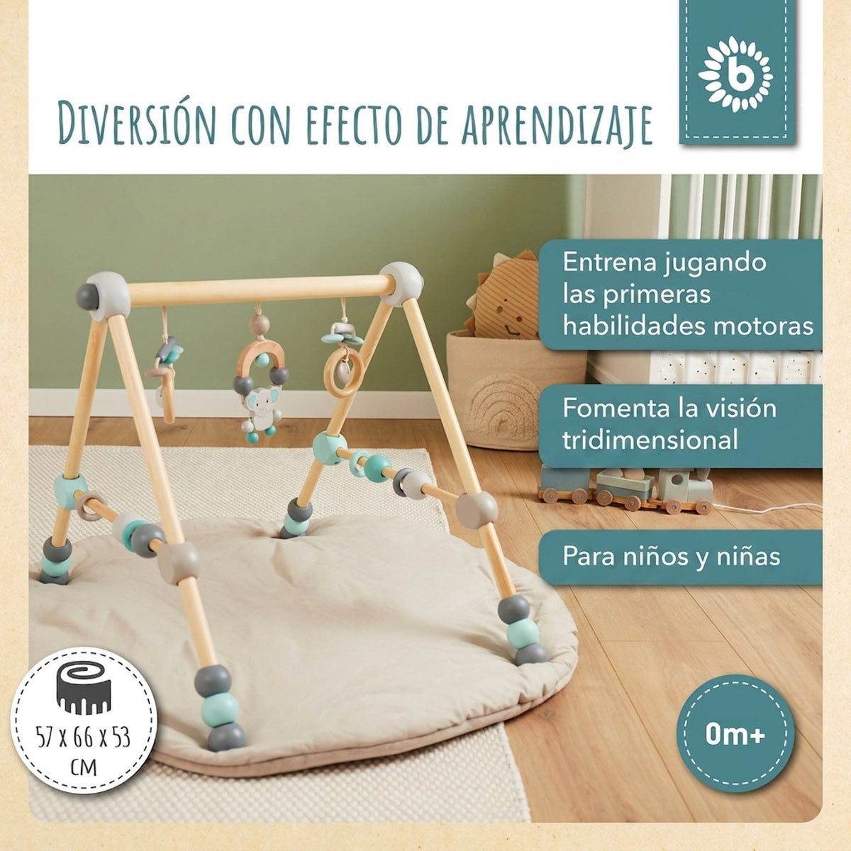 Spielbogen Elefant höhenverstellbar - ES Infographic