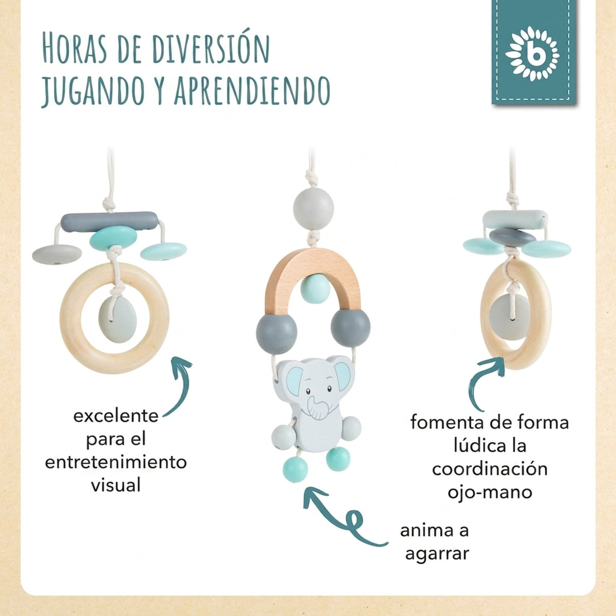 Spielbogen Elefant höhenverstellbar - ES Infographic