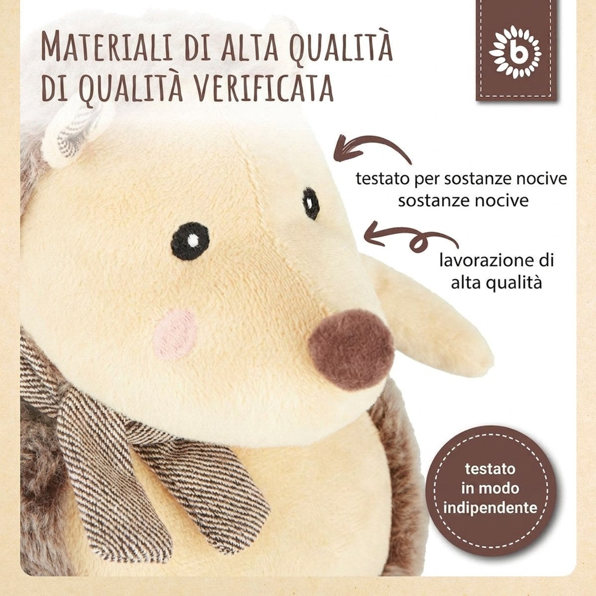 Spielfigur Igel Piksi - IT Infographic