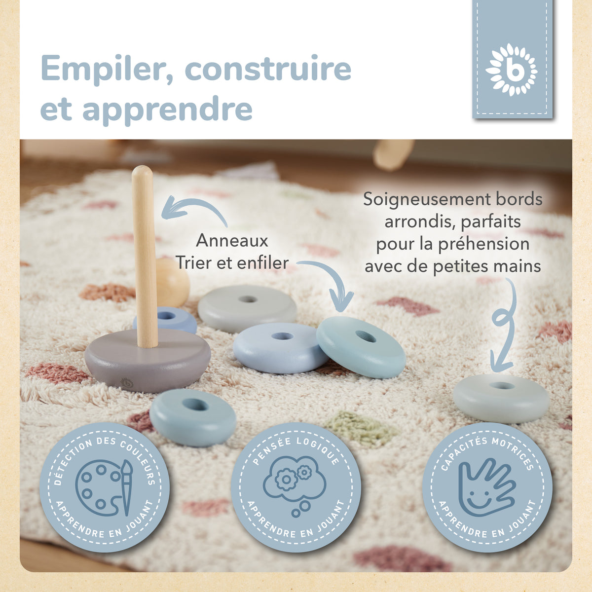Stapelturm Hazy FSC® - FR Infographic
