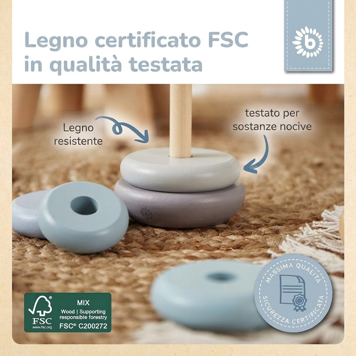 Stapelturm Hazy FSC® - IT Infographic