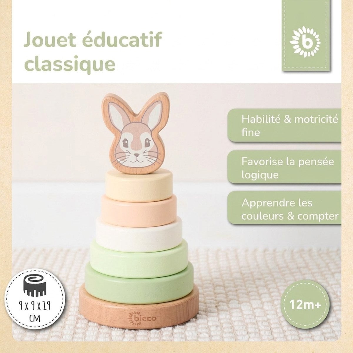 STAPELTURM HASE FINE FSC® - FR Infographic