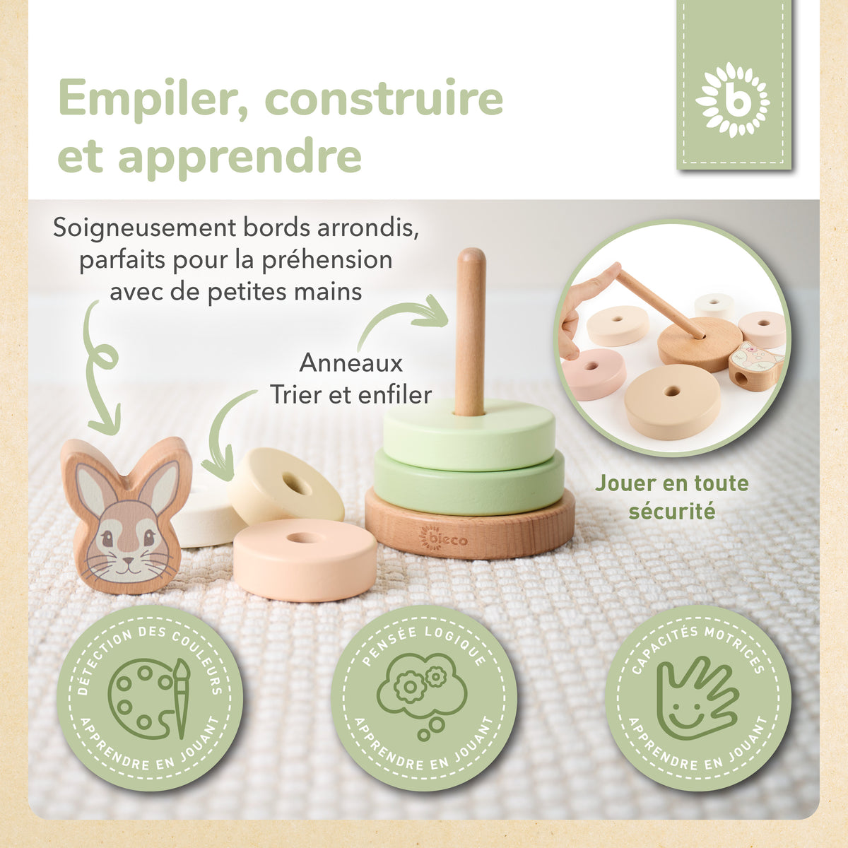 STAPELTURM HASE FINE FSC® - FR Infographic