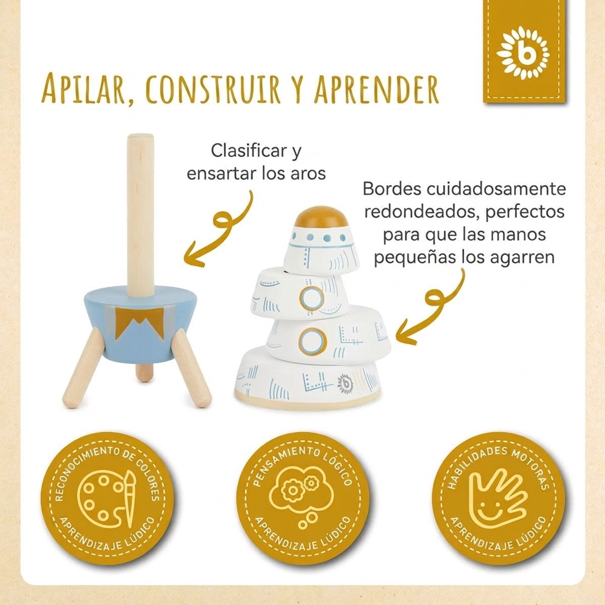 Rakete Stapelturm - ES Infographic