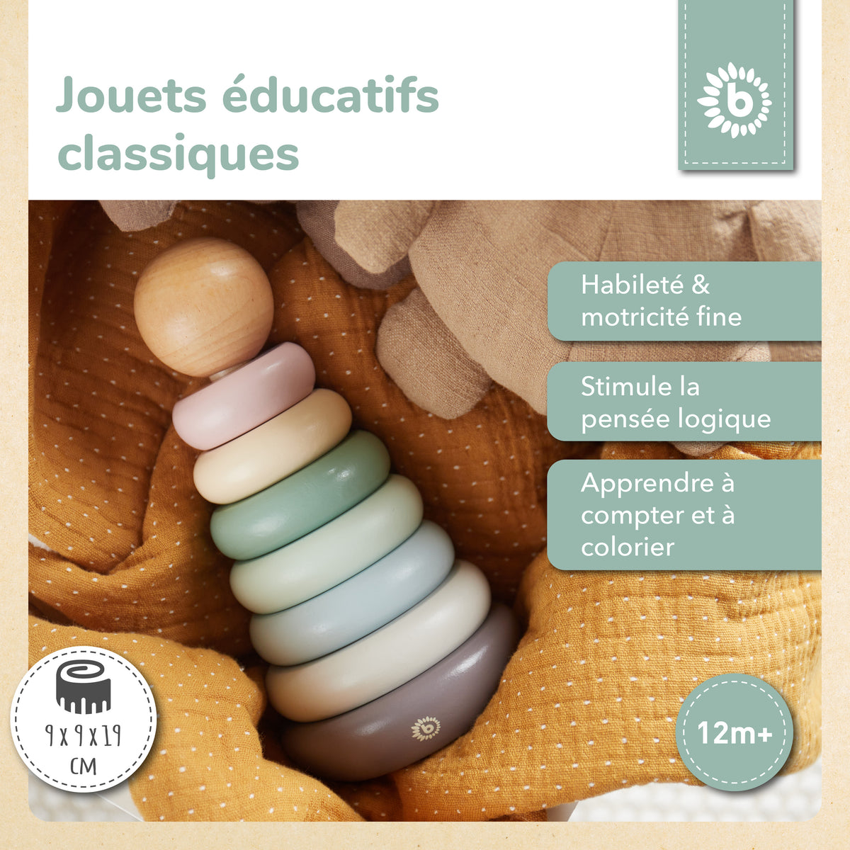 Stapelturm rose FSC® - FR Infographic
