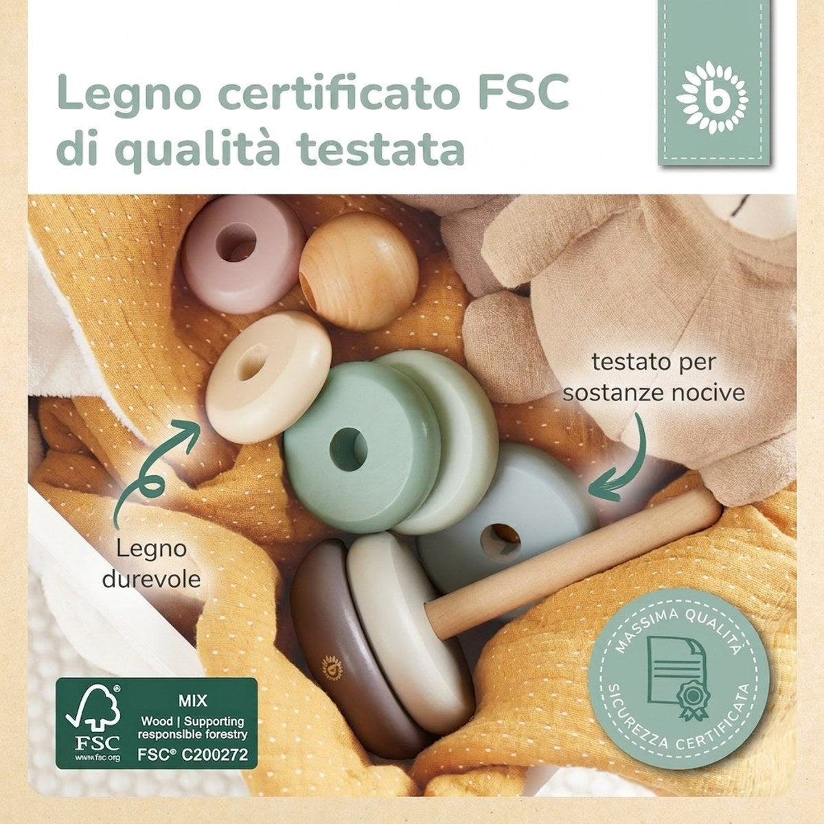 Stapelturm rose FSC® - IT Infographic