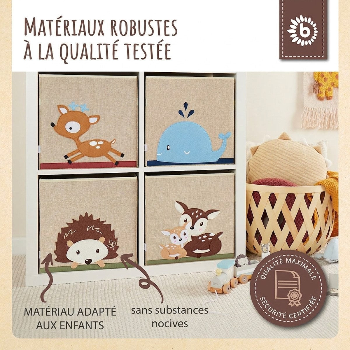 Aufbewahrungsbox Igel - FR Infographic