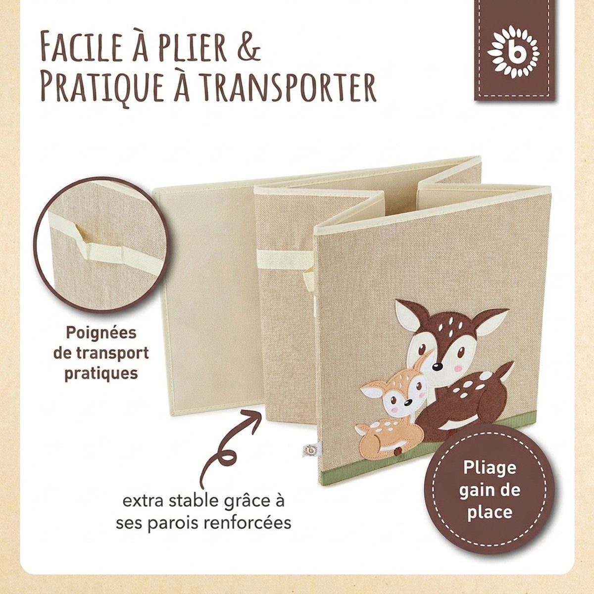 Aufbewahrungsbox Rehe - FR Infographic