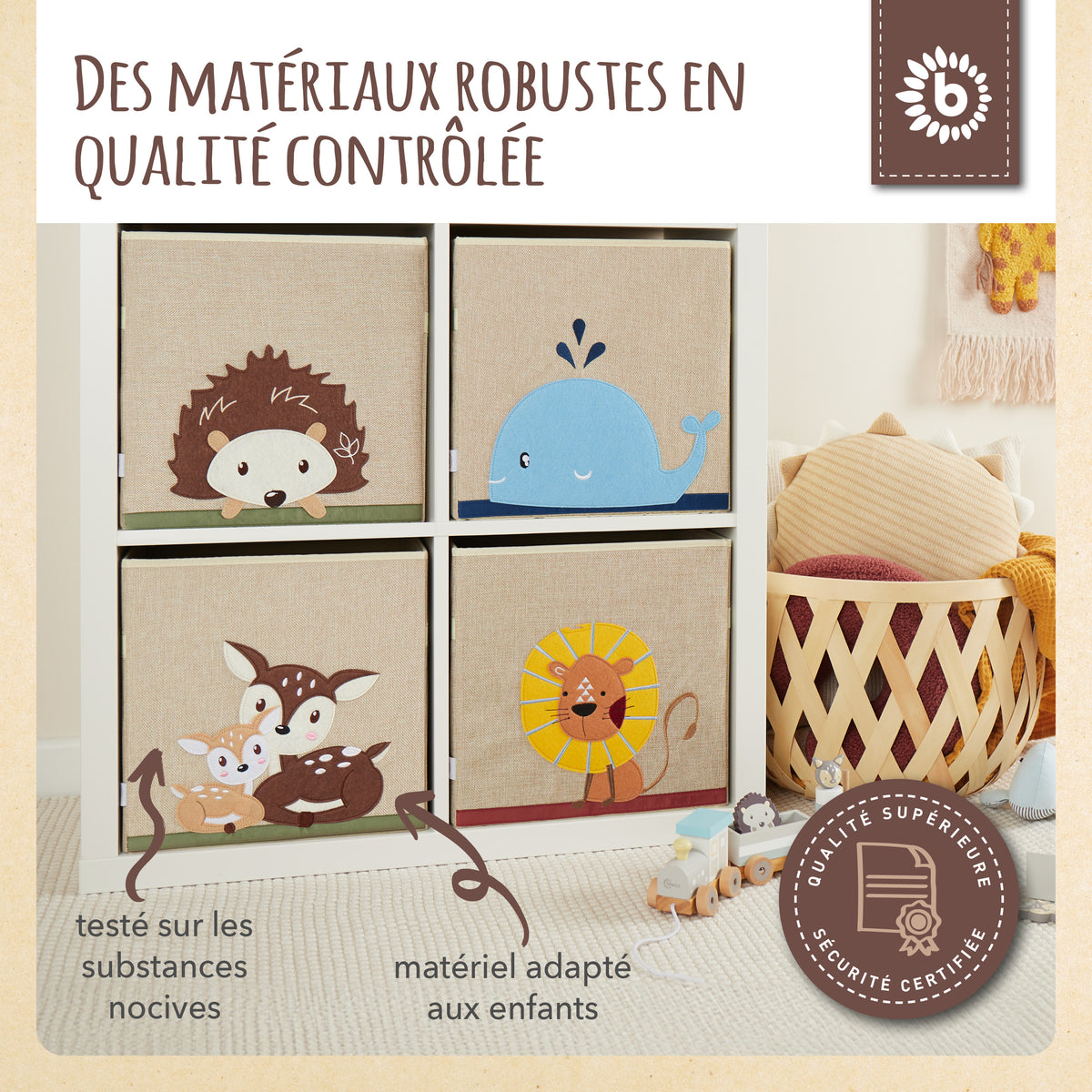 Aufbewahrungsbox Rehe - FR Infographic