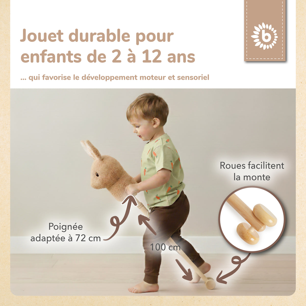 Steckentier Hase Fine - FR Infographic