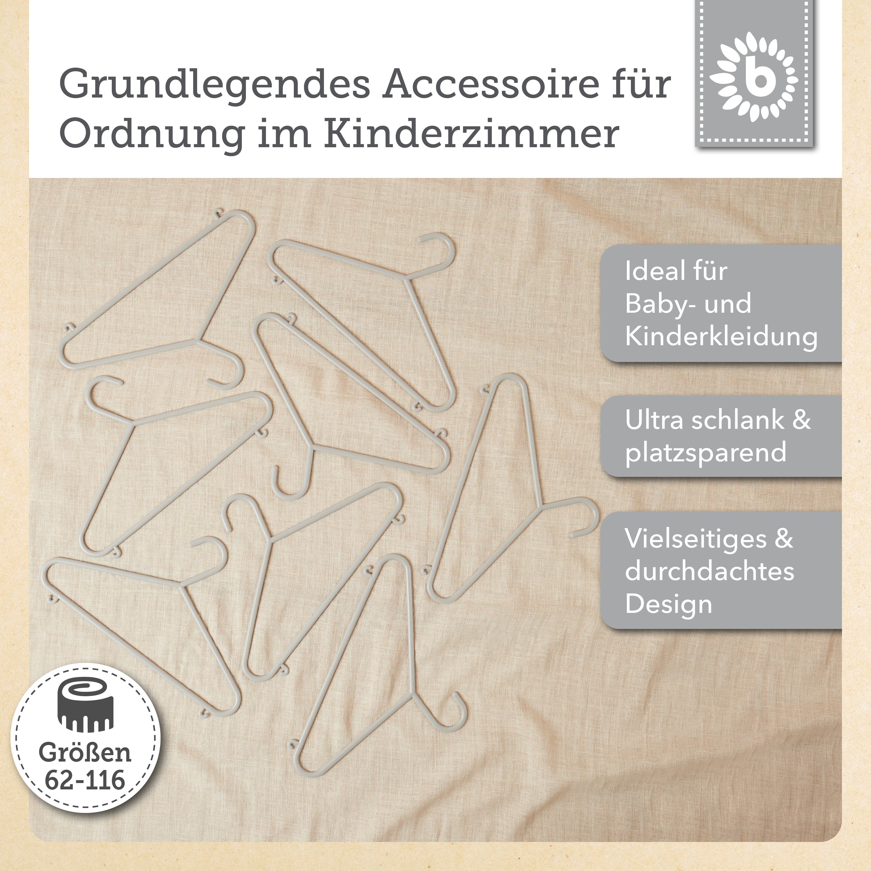 Set da 8 grucce silver