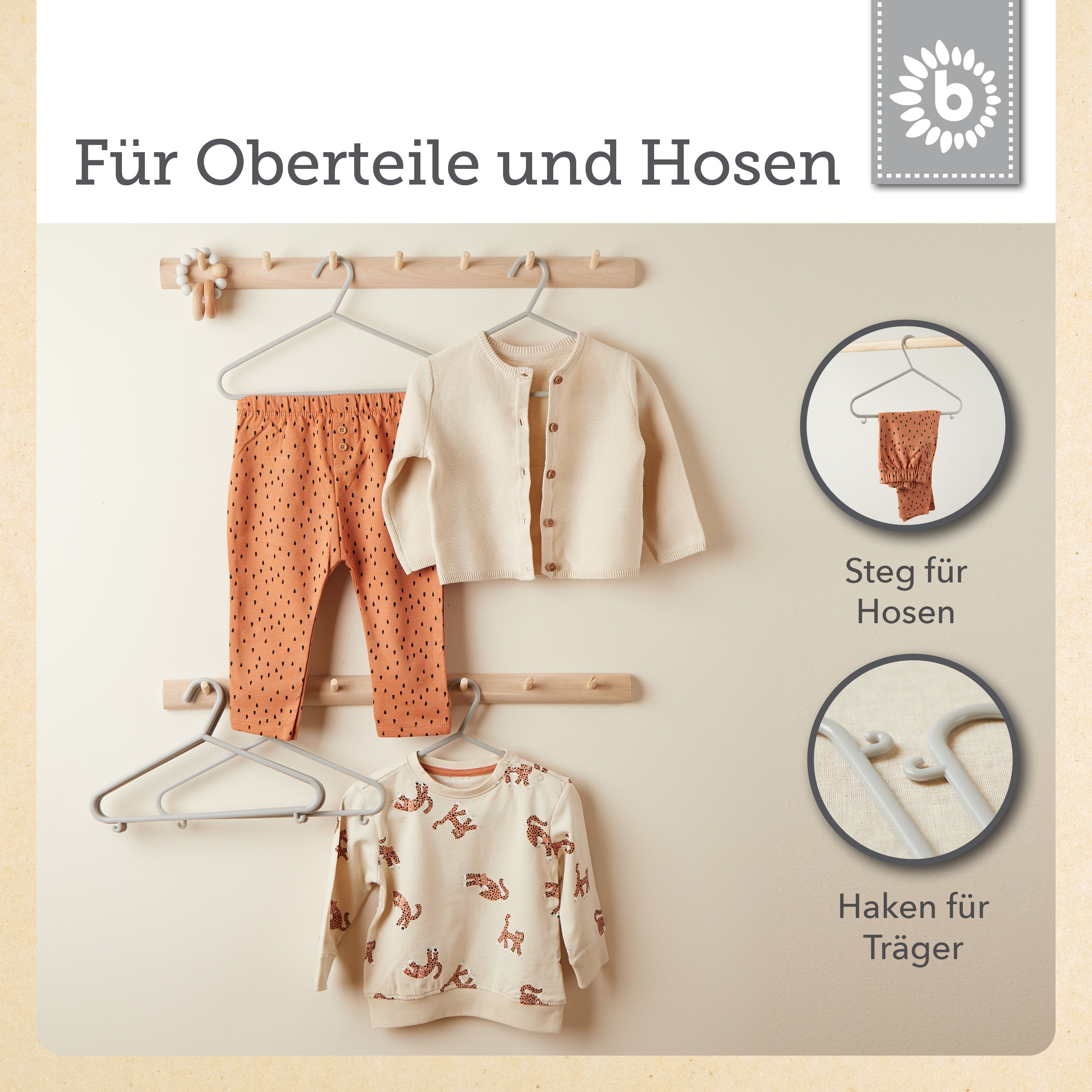 Set da 8 grucce silver