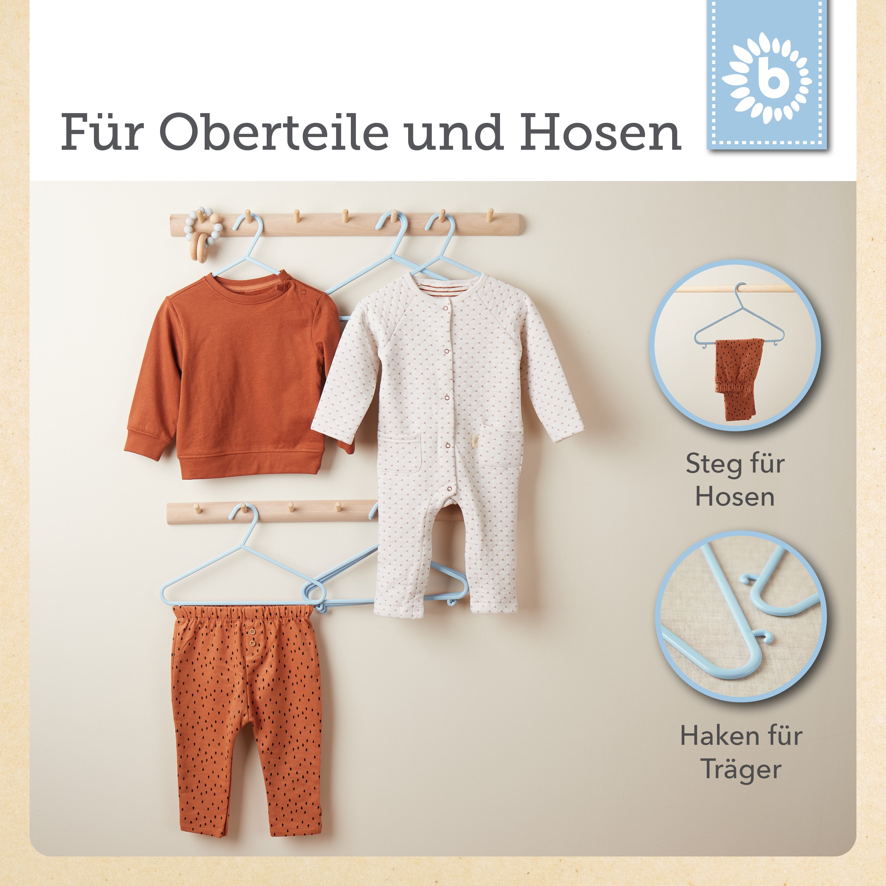 Grucce 8 pezzi hazy blue