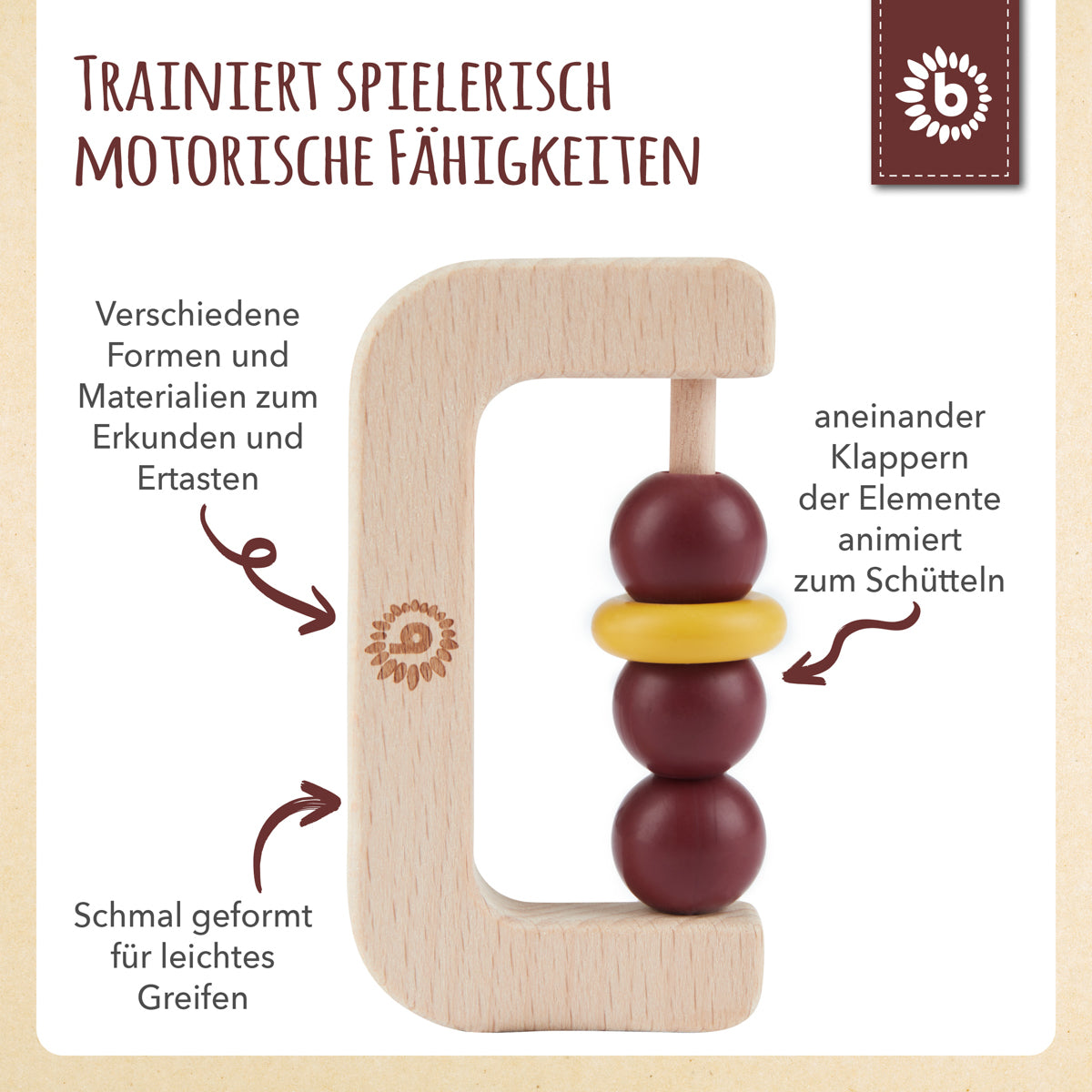 Anello da dentizione Ruby