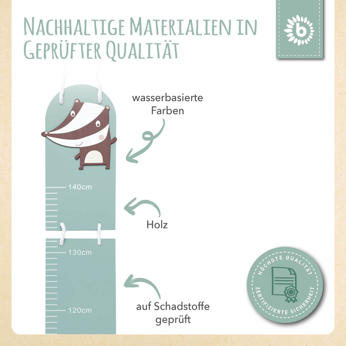 Asta misura altezza Tasso