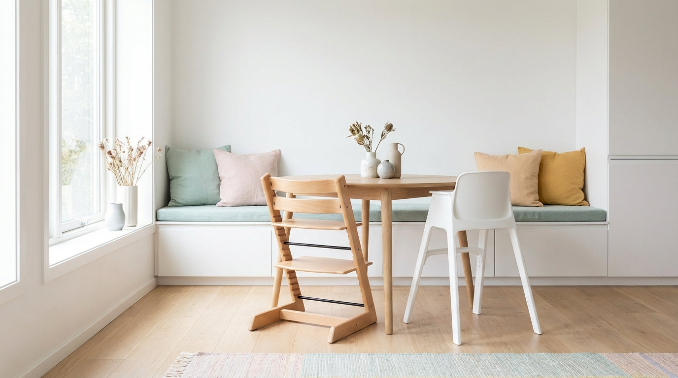 Hochstuhl Holz: Holz oder Kunststoff? Vergleich, Tipps & Tabelle