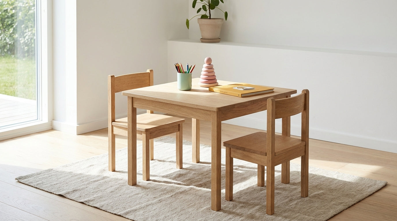 Kindertisch kaufen: Größe, Sicherheit & Materialien einfach erklärt