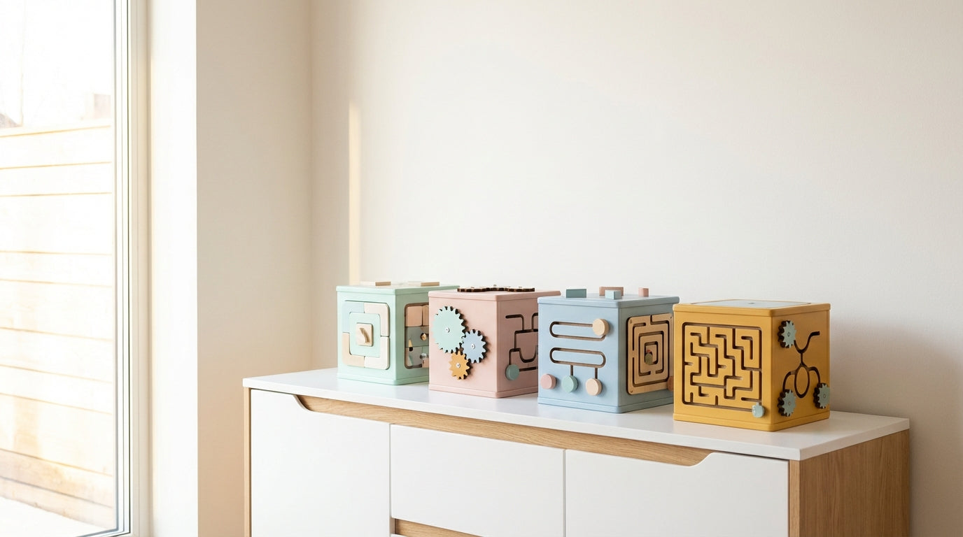 Motorikwürfel im Vergleich: beste Modelle, Größe & Sicherheit