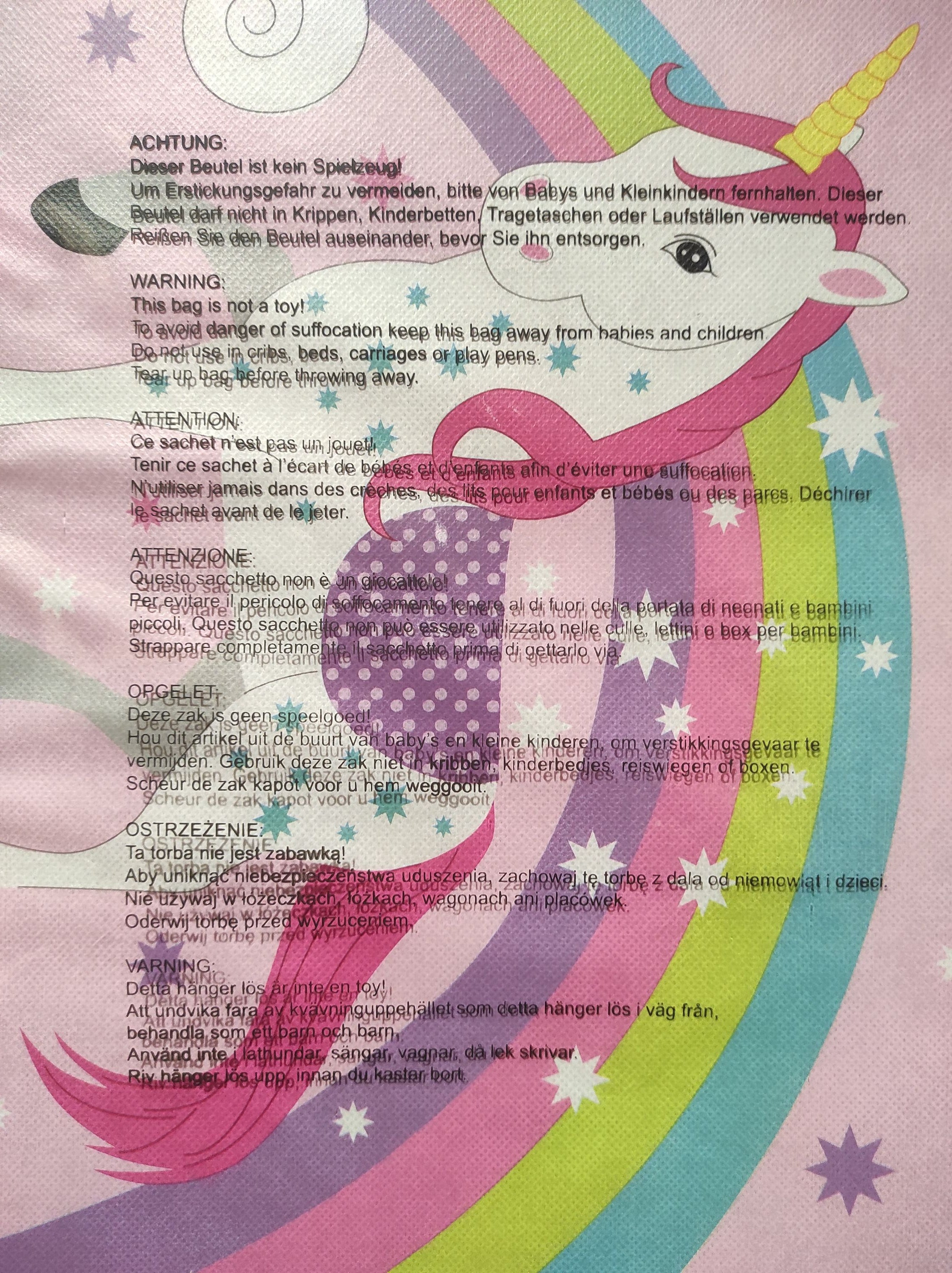 Boîte de rangement & banc 2en1 Licorne