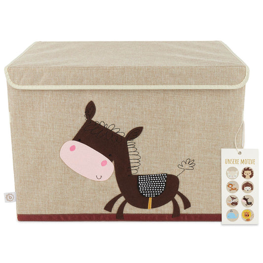 Box portaoggetti Asino con coperchio