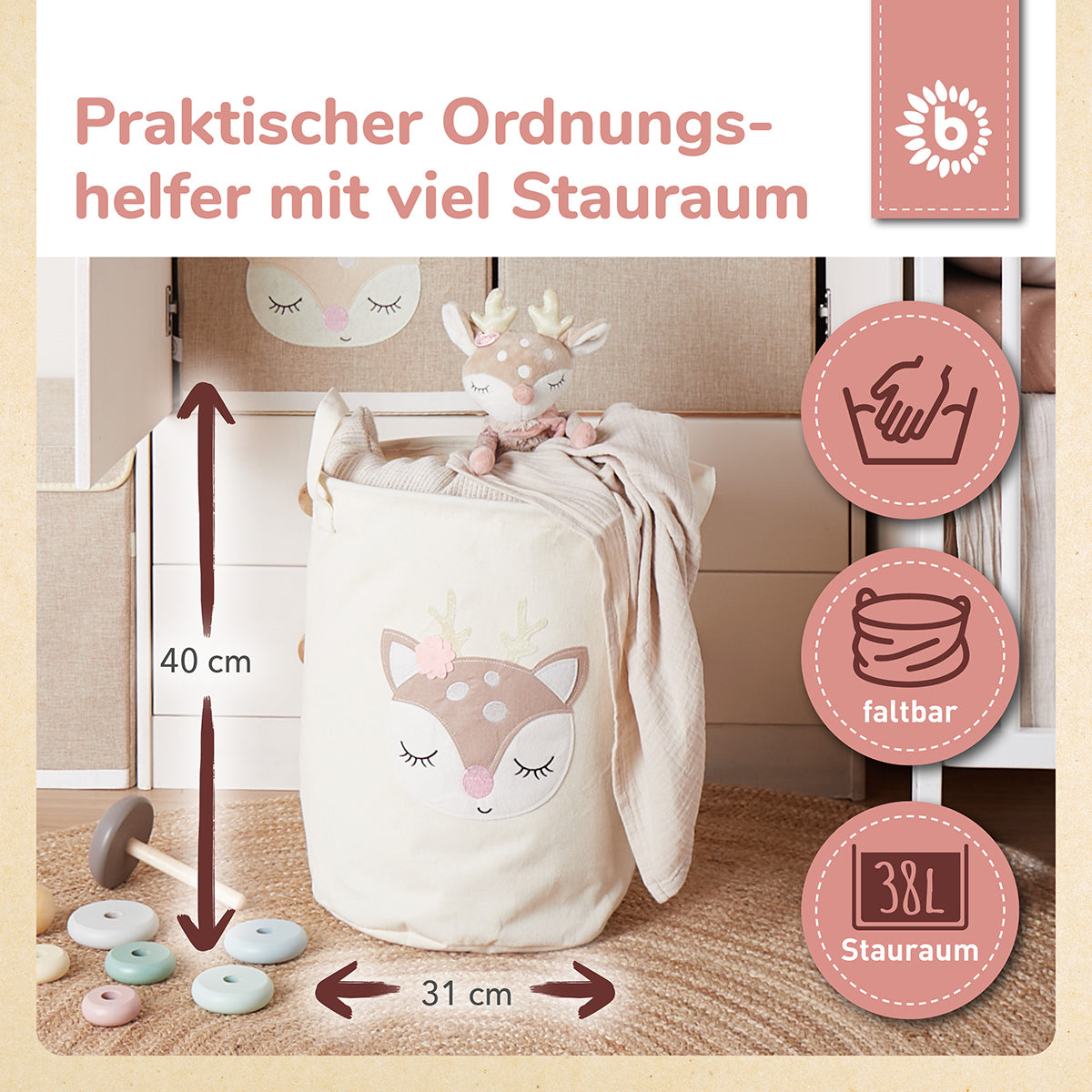 Panier de rangement faon Ella